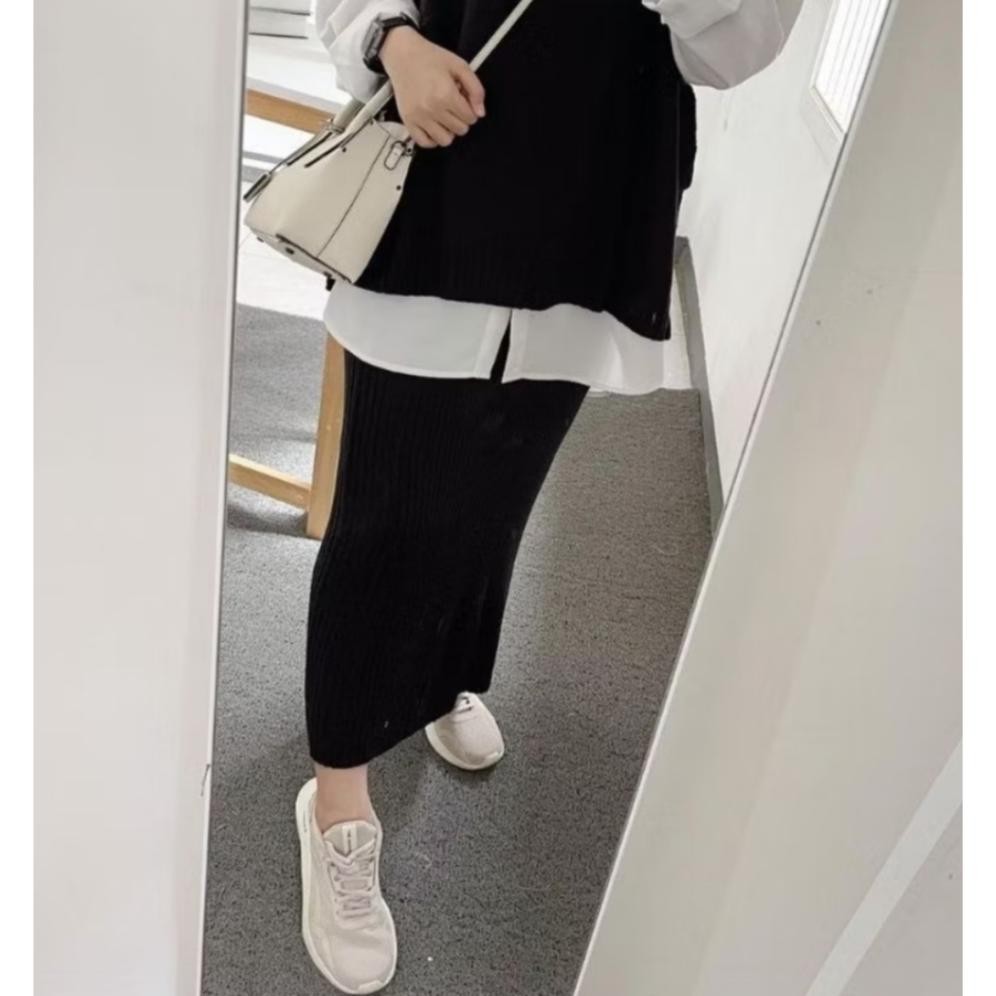 YZ Rok Span Rajut Jumbo Rok Span Rajut Polos Rok Span Rajut Kerja Jumbo