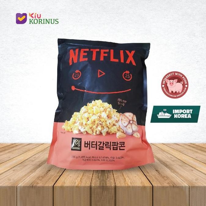 

Grosir Netflix Butter Garlic Popcron /Snack Korea /Popcorn Korea 260Gr