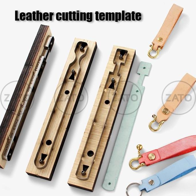 

baru type d - leather cutting template - pisau pons - leather tools