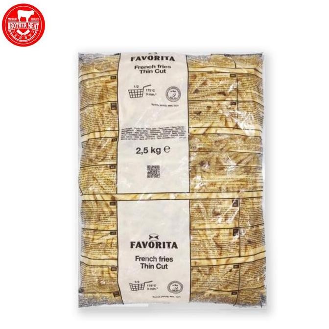 

Grosir Mccain Kentang French Fries Thin Cut 2.5Kg