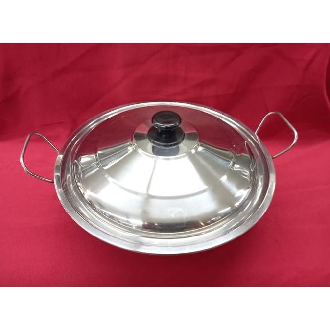 """] HAKAI Stainless Mini Serving Wok / Piring Saji 25cm #SSHB-4/25