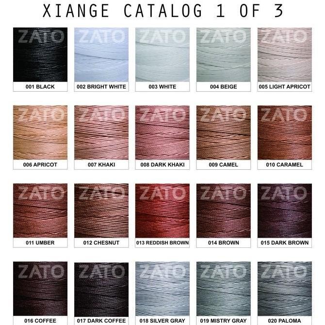 

baru 15# 0.60mm link ke 1 - xiange polyester wax threads - benang kulit