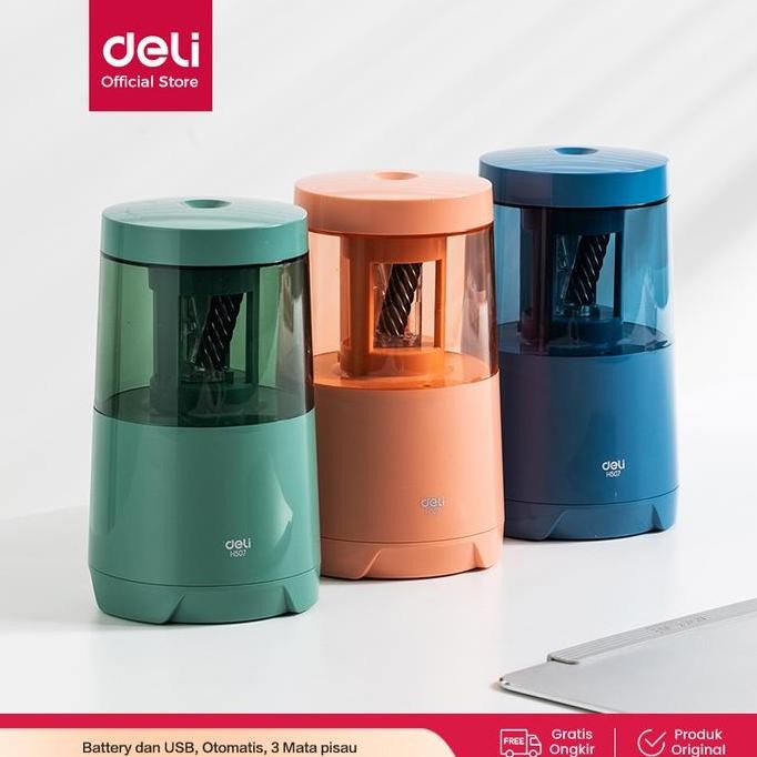 

Termurah Deli Electric Pencil Sharpener / Rautan Otomatis Edisi One Piece EH507