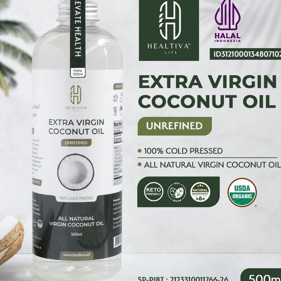 

Healtiva Nya Vco Ml Etra Virgin Coconut Oil Nya Elapa Murni Coconut Oil