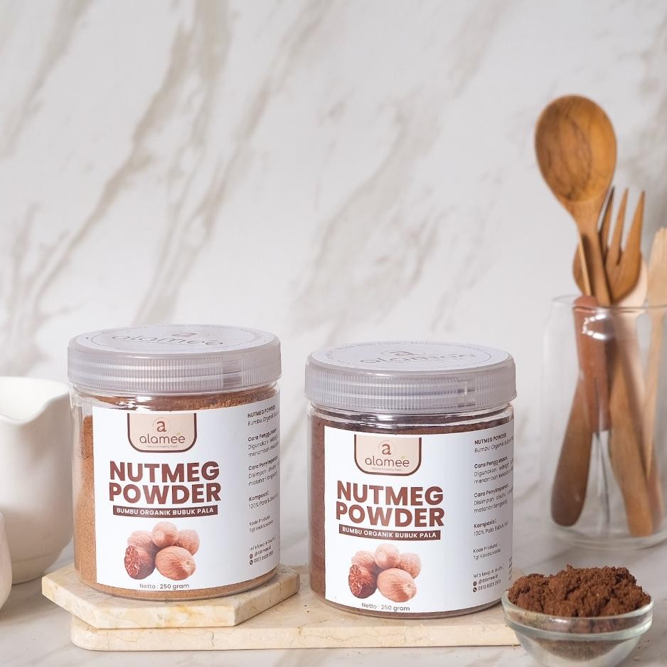 

Alamee Pala Bubu Nutmeg Powder Bumbu Dapur Rempah Murni Tanpa Campuran Organi 250Gr