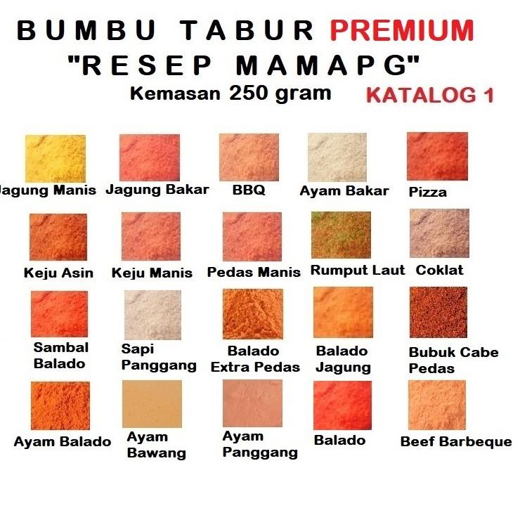 

250Gr Bumbu Tabur Bubu Tabur Bumbu Eripi Entang Lidi Ayam Maaroni Jamur Tahu Yedap Raa