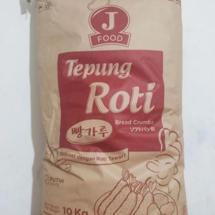 

J Food Tepung Roti Breadcrumb Putih 10G