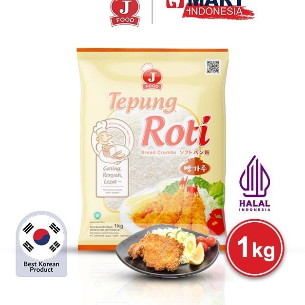 

J Food White Bread Crumb Tepung Roti Putih 1G