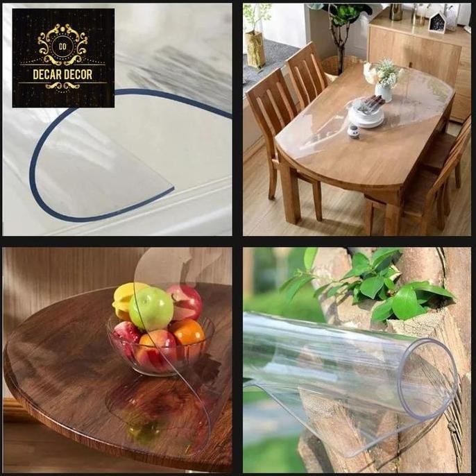 Murah Taplak Mika Bening Transparan 2 Mm Waterproof
