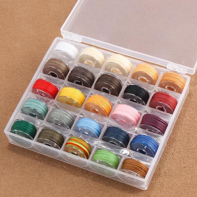 

Hand stitch wax thread benang jahit kulit 25pcs/box