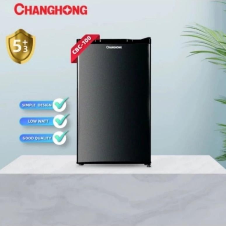 Kulkas Mini Portabel CHANGGONG CBC -100 / CHANGHONG CBC 100 Kulkas Portabel 92Ltr