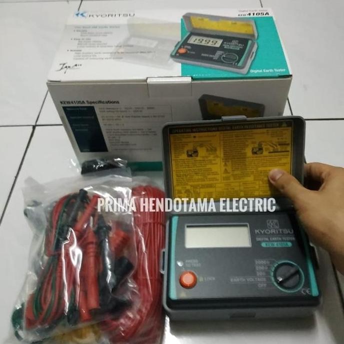TERBARU - Digital Earth Tester KEW 4105A Kyoritsu | Earth Tester Kyoritsu 4105A