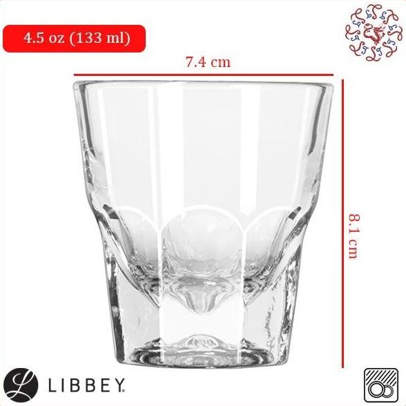paling diminati] LIBBEY Rocks / Whiskey Glass / Gelas Wiski 4.5 oz (133 ml) #15248