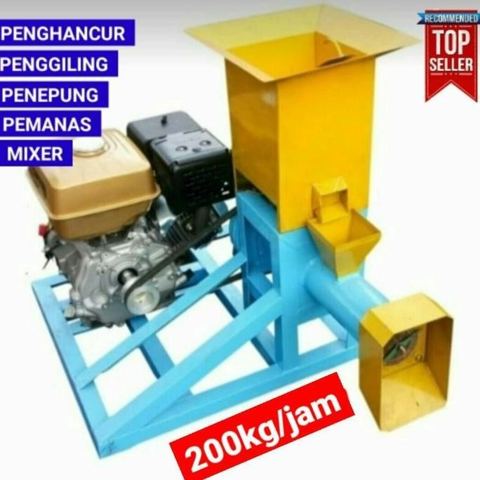 Mesin Cetak Pelet Ikan Apung Bulat langsung Kering RYT200 Lele Hias