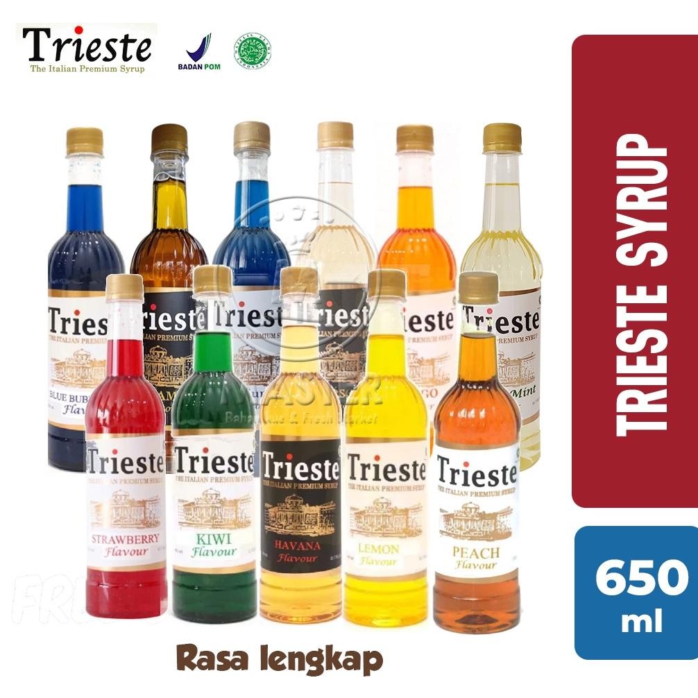 

Promo / Terlaris Trieste Premium Syrup Aneka Rasa [Botol Plastik 650 ml] Terbaik