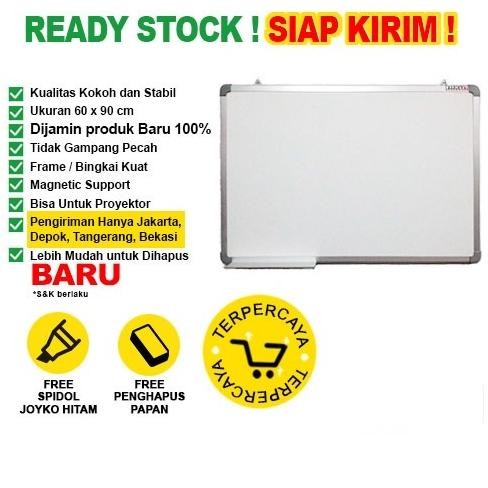 

READYYY WHITEBOARD / PAPAN TULIS MAGNETIC SAKANA 60X90 CM ( SINGLE F )