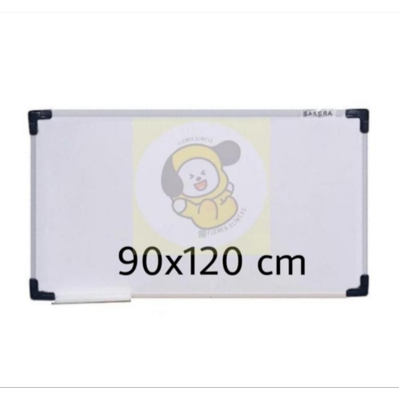 

READYYY WHITEBOARD SAKURA 90 X 120 GANTUNG PAPAN TULIS SAKURA 90X120 MAGNETIC/ PAPAN ONLY
