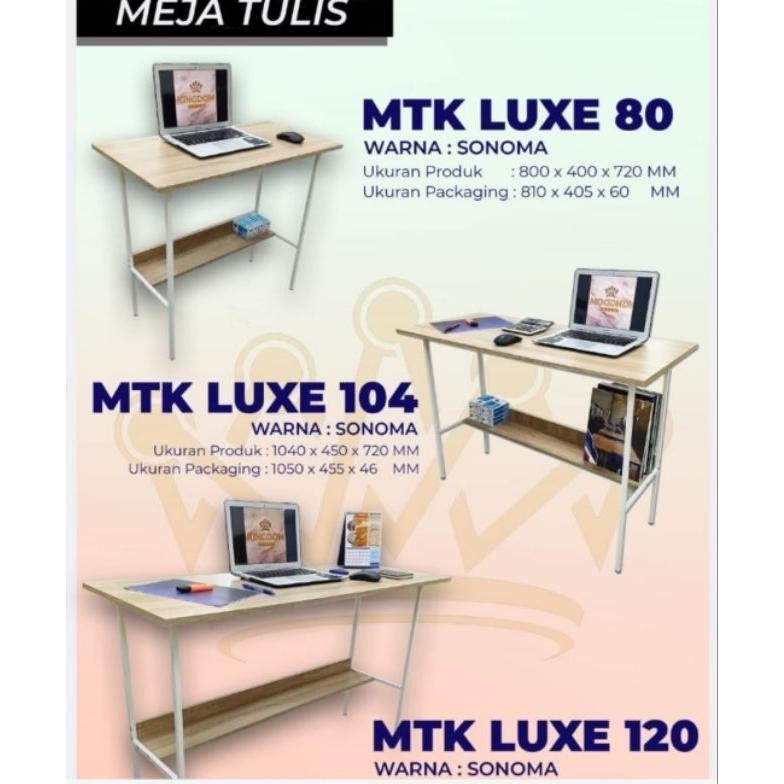 PANAGO MEJA KERJA / MEJA BELAJAR KINGDOM MTK LUXE 80
