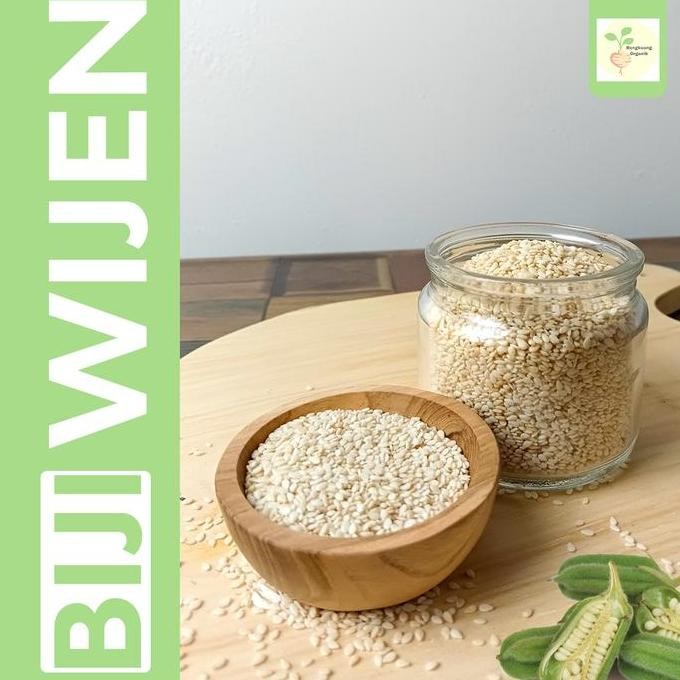 

Terlaris Wijen Putih 1 Kg - Roasted Sesame Seed Food Cemilan Makanan Snack Kering