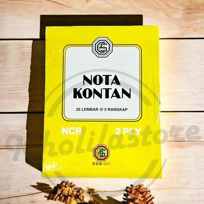 

Nota Kontan Besar NCR 2 ply EDS ON isi 10 pcs Termurah