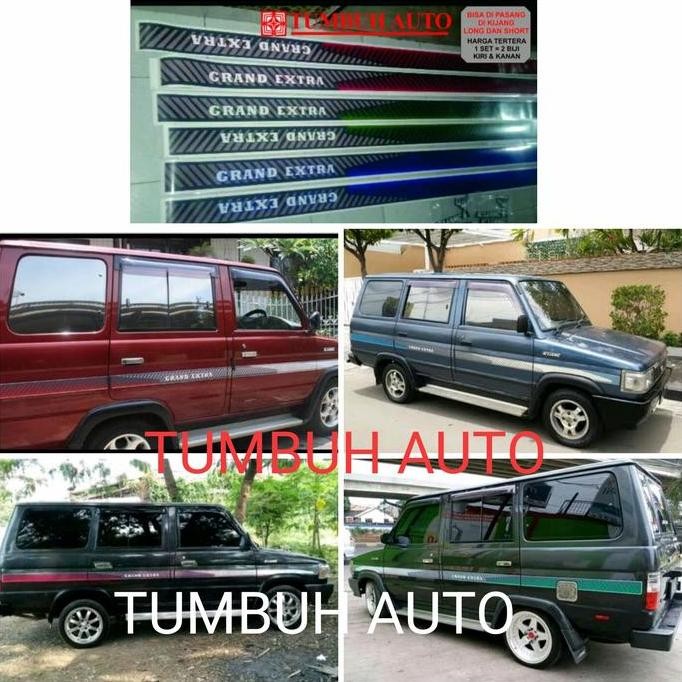 Striping Sticker Stiker List Body Kijang Grand Extra Long Short