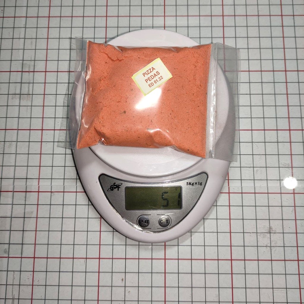 

BUMBU TABUR 50 GRAM REPACK RASA PIZZA PEDAS (HOT CHILLI PIZZA)