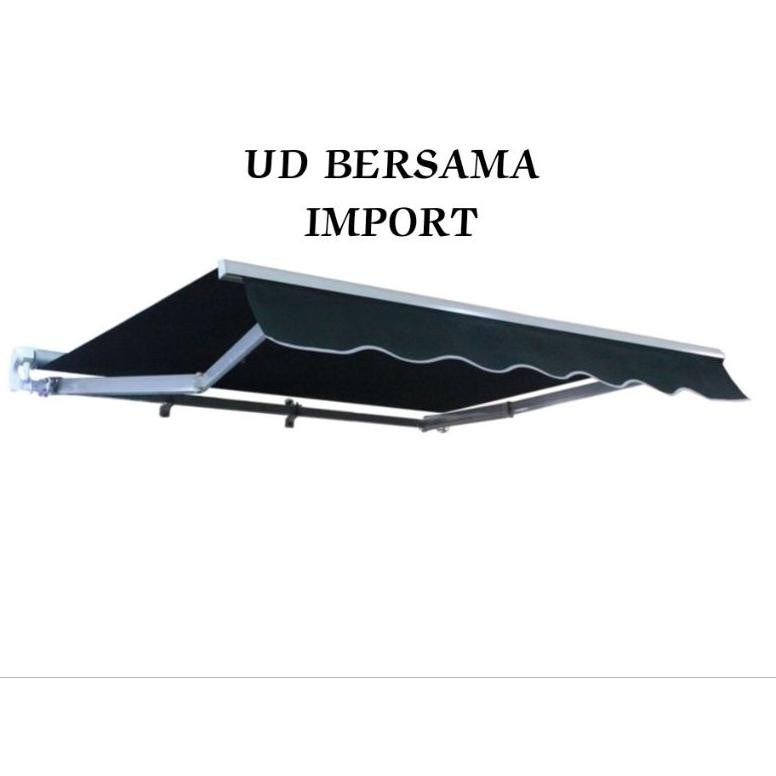 NEW KRISBOW SOLEIL Awning Gulung/Kanopi Lipat CafeRumah 3Mx2.5M Eropa style