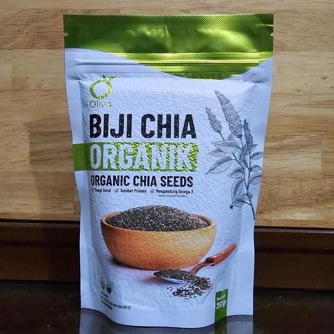 

Terlaris Chia Seed Organik - Super Food 250Gram | Oliva Wijen - Bpom Ri Md - Stock Terbatas