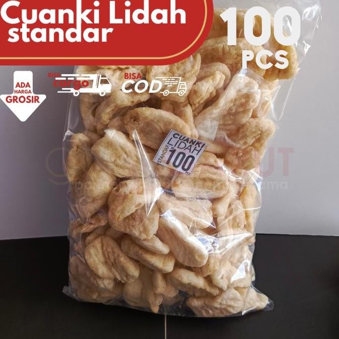 

HIW Cuanki Lidah 100pcs Toping Baso Aci, Seblak khas Garut