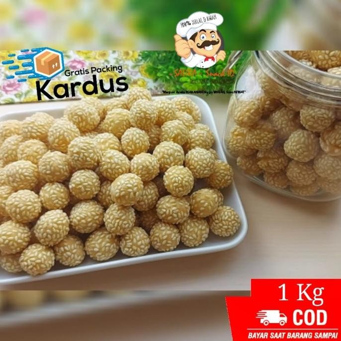 

Terlaris [1Kg] Ciput Wijen Kuning / Onde Mini Coklat - Salira Snack | Snack Kiloan Murah - Makanan Ringan / Gratis Ongkir