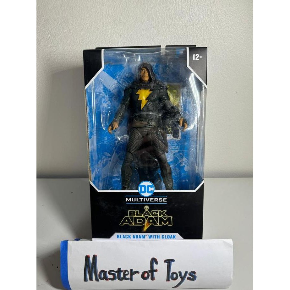 McFarlane DC Multiverse Black Adam With Cloak (Black Adam) Dwayne Johnson - Ready Stock