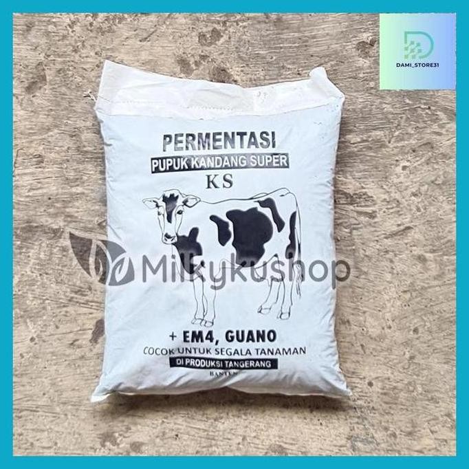 

Terlaris Dami_ Pupuk Kandang Sapi Em4 Guano Ks Kecil Organik Via Gosend Grab