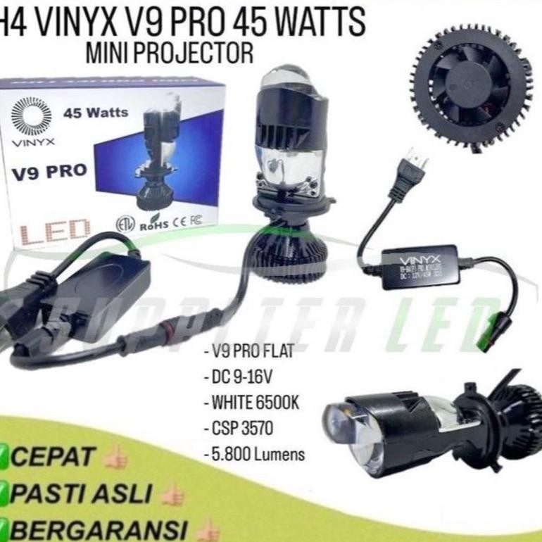 [GEN2] H4 MINI PROJECTOR V9 PRO VINYX 45 WATT