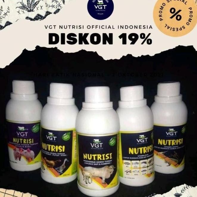 Terlaris Termurah  Vitamin Ternak Campuran Mineral Sapi Premix Vgt Nutrisi Penggemuk Hewan Ternak Sa