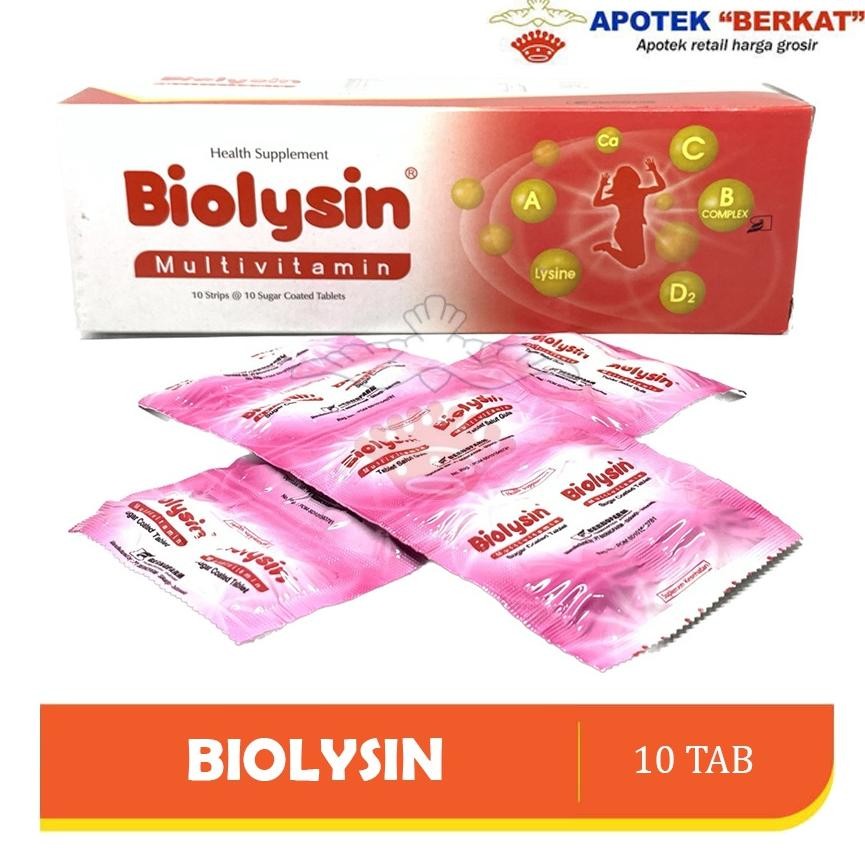 Ready Biolysin Multivitamin Strip Isi 10 Tablet