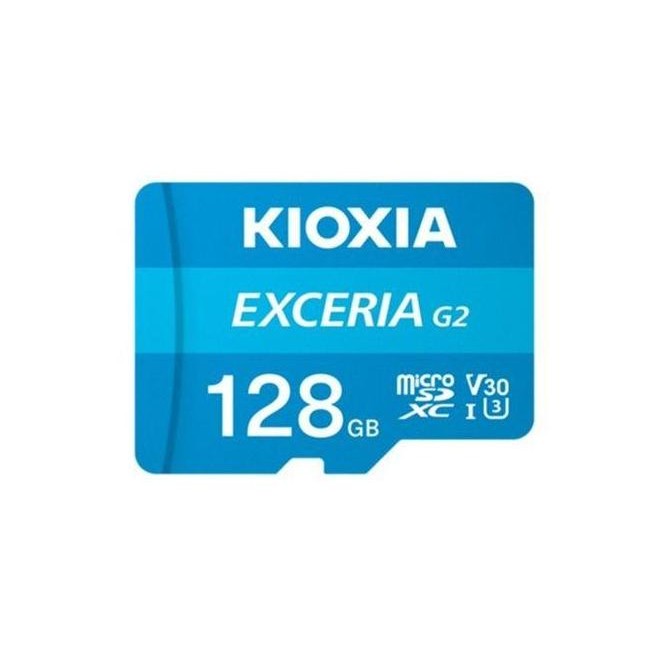 NEW Kioxia Exceria G2 MicroSD MicroSD Read 128GB 100MB/s Write 50MB/s A1 V30 U3