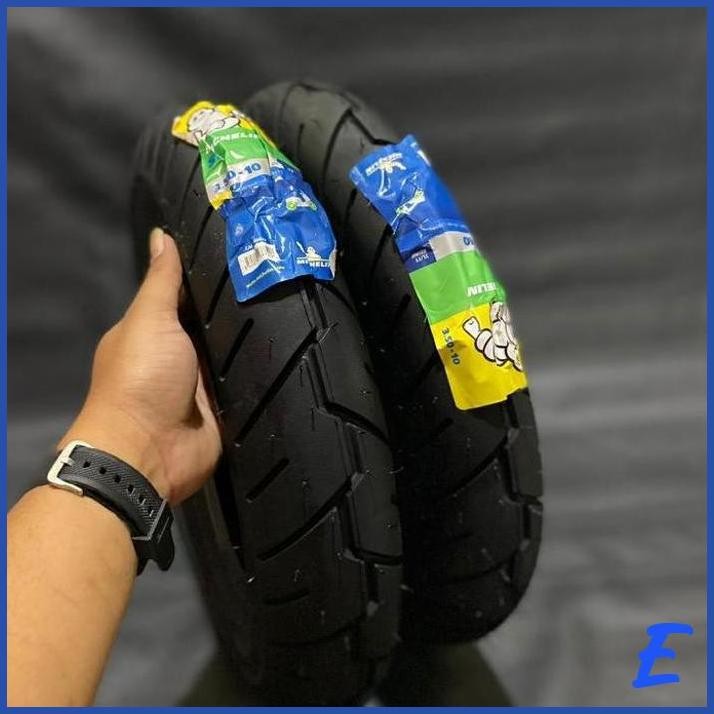 | ASM | BAN MICHELIN VESPA RING 10 UKURAN 3.50 TYPE S1 PRODUKSI TERBARU SET 2