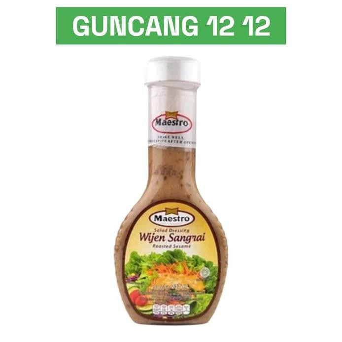 

Terlaris Saus Siram Salad Dressing Rasa Wijen Sangrai 237 Ml Botol Roasted Sesame Bahan Selai Halal Manis