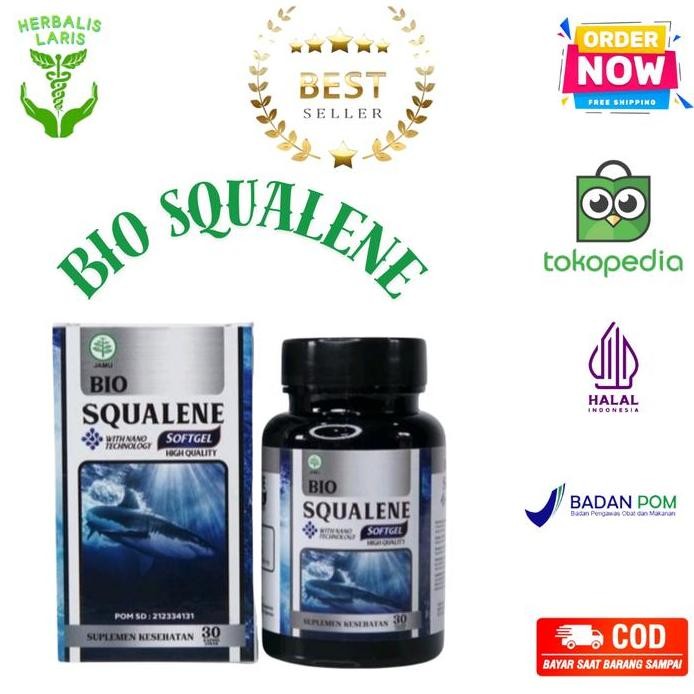 

Terlaris Bio Squalene Softgel Asli Original Vitamin Minyak Hati Ikan Hiu Asli Omega 3 Untuk Anak Dan Dewasa
