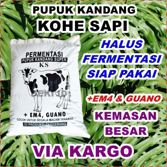 

Terlaris Pupuk Kandang Organik Kohe Sapi Besar Via Kargo Halus Fermentasi