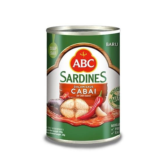 

ABC SARDINES CHILI 425 GR - SARDEN nUg