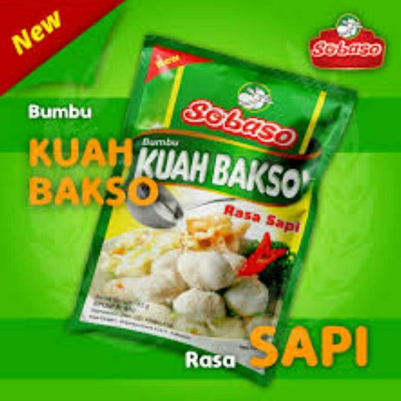 

Sobaso Bumbu Kuah Bakso 65 Gram ( isi 10 bks ) nUg