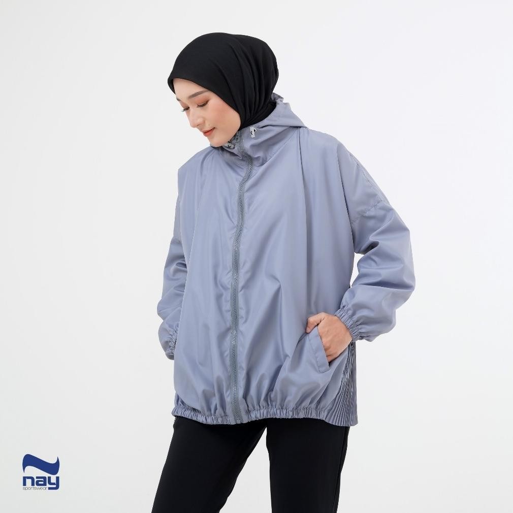 Ready Jaket Olahraga Wanita Parasut Heera Jacket Defect/Reject Sale 40%