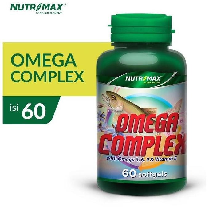 

Terlaris Terlariss !!! Nutrimax Omega Complex Omega 3 6 9 Plus Vitamin E Minyak Ikan Fish Oil Kolesterol Darah Tinggi