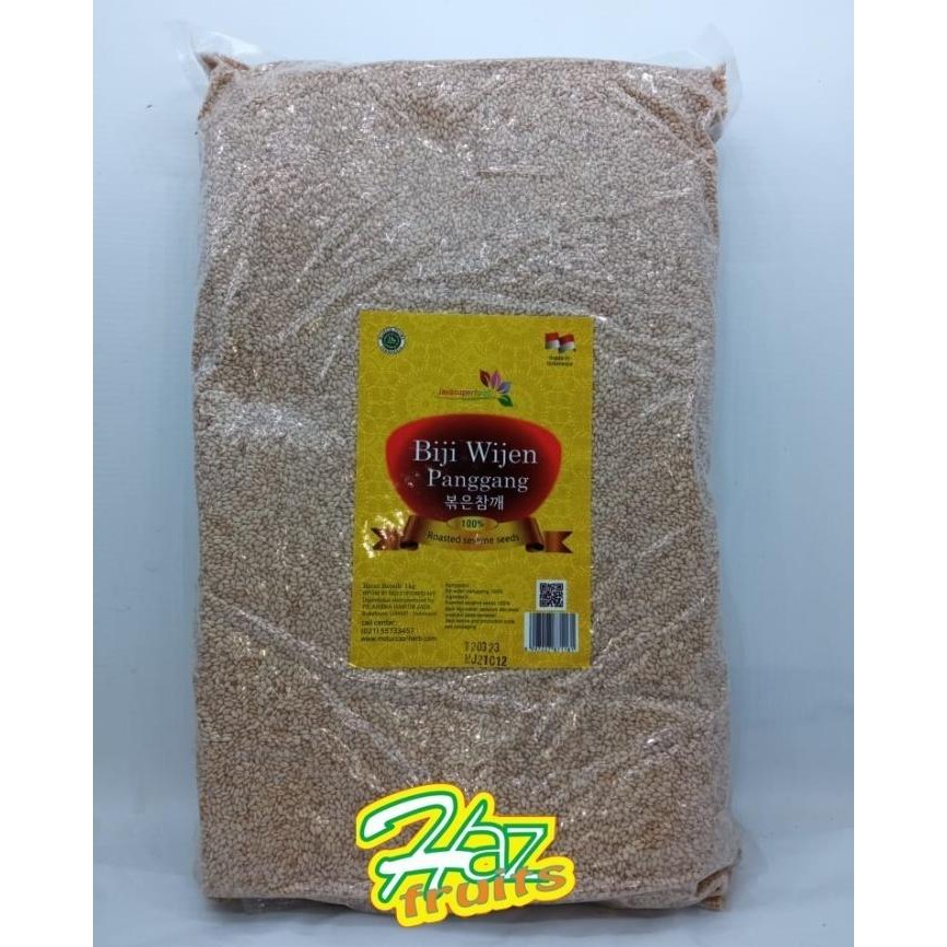 

Terlaris Biji Wijen Panggang - Roasted Sesame Seeds 1 Kg Halal