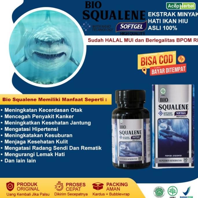 

Terlaris Bio Squalene Softgel Vitamin Minyak Ikan Dewasa