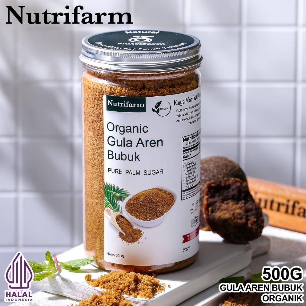 

Nutrifarm Gula Aren Bubuk 500g AST nUg