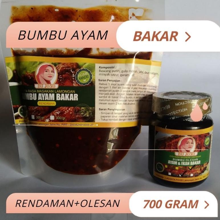 

Bumbu ayam bakar 700 gram satu paket nUg