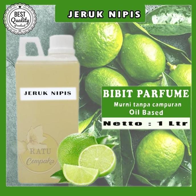 

Terlaris Bibit Parfum Jeruk Nipis / Fragrance Oil Import (Lime) - 1 L