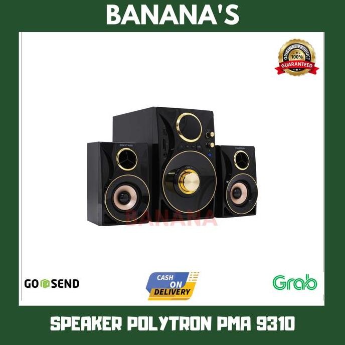 Speaker Portable - Pma Speaker Polytron Pma 9310 Bergarasi Resmi New Stok